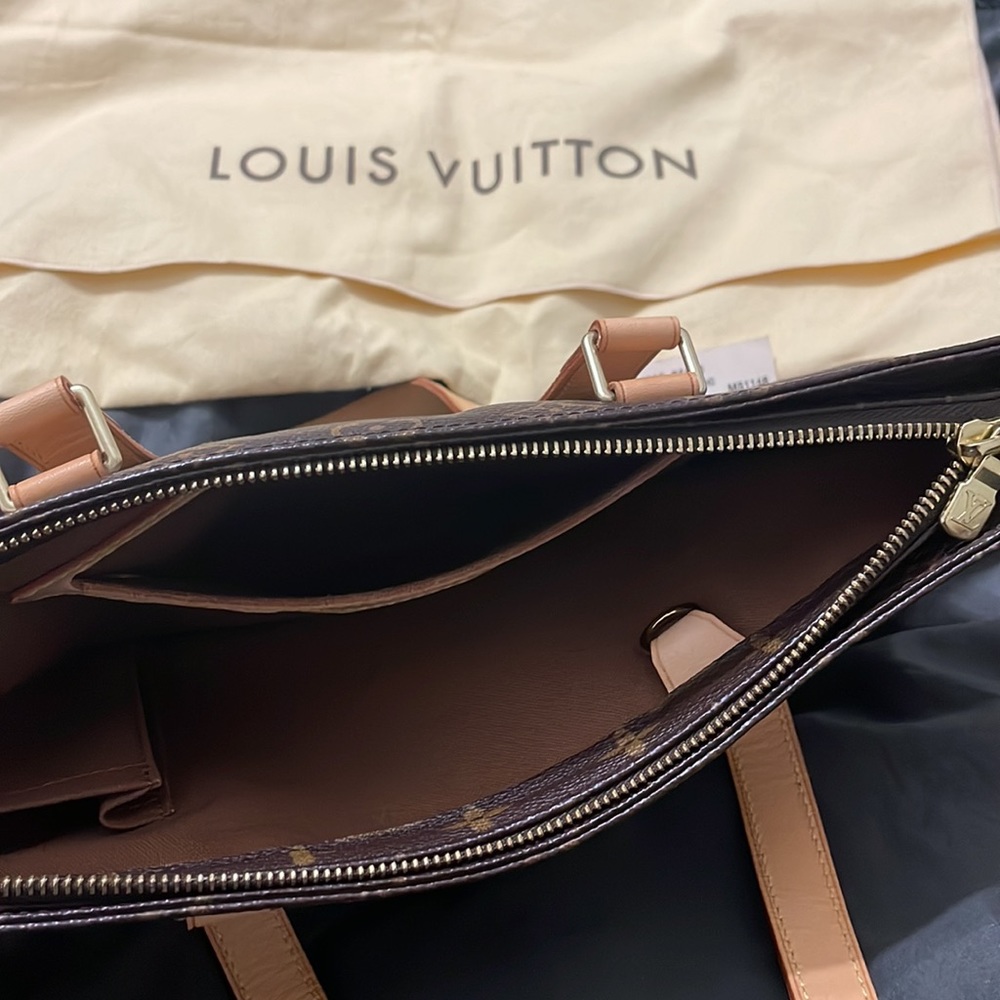 Very Rare ❤ Authentic LV Cabas Piano M51148, size-
9.44"L x 10.62"W x 4.72"H - Picture 14 of 16